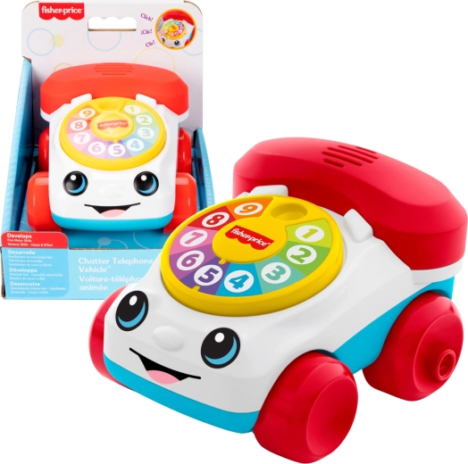 Fisher-Price Mașinuță telefon pentru micii vorbăreți