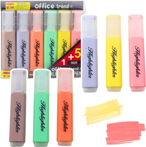 Set de marcatoare pastel 6 buc