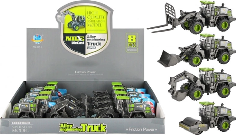 Mașină de construcții metalică cu mecanism pull-back - 1 bucată