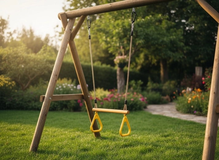 Bară fixă din lemn pentru prindere naturală