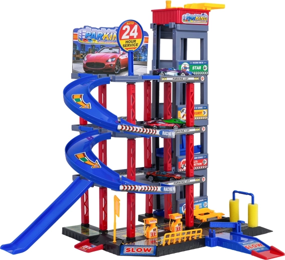 Covoraș de joacă cu drumuri și accesorii bogate