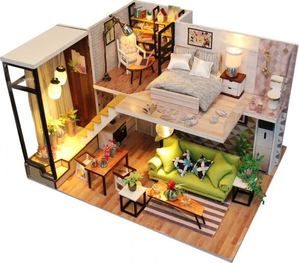 Miniatura căsuței Stil Scandinav Romantic 2Kids Toys