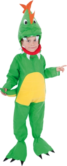 costum pentru copii dinozaur cu ambalaj eco (mărimea S, 4–6 ani)
