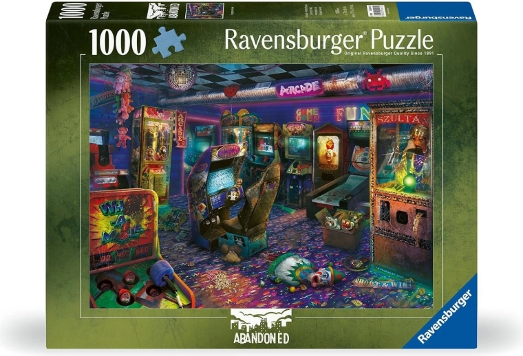 Puzzle Ravensburger Abandoned: sala de joc uitată 1000 de piese
