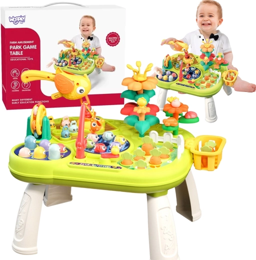 Măsuță interactivă educațională 8‑în‑1 Montessori Woopie