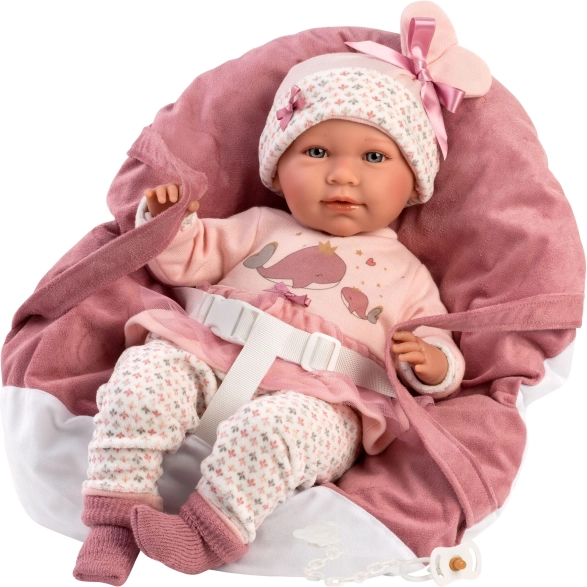 Llorens bebeluș NEW BORN 42 cm cu sunete și corp moale
