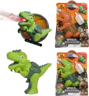 pistolă cu aburi dinozaur cu lumină și sunet, plastic 13 × 16 cm