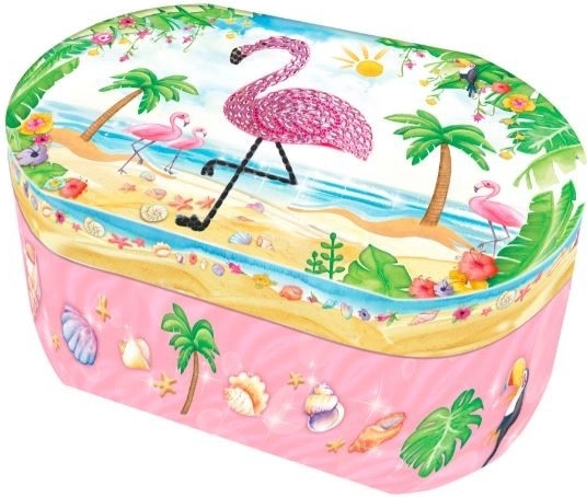 Cutie muzicală ovală Pecoware - Flamingo
