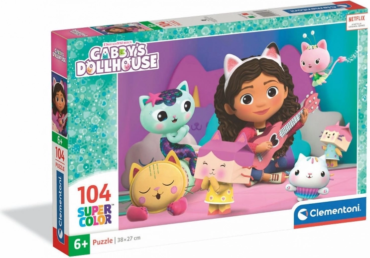 Puzzle Clementoni Casa magică a lui Gabi – Moment muzical, 104 piese