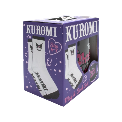 Set cadou kuromi: cană și șosete