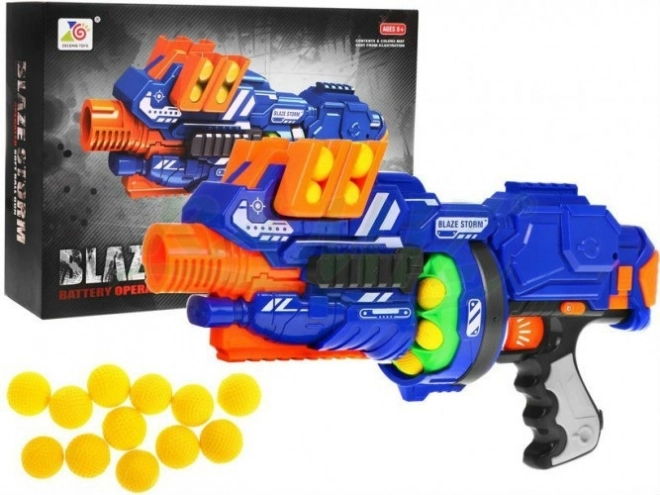 Pușcă semi-automată pentru copii Blaze Storm cu biluțe din spumă