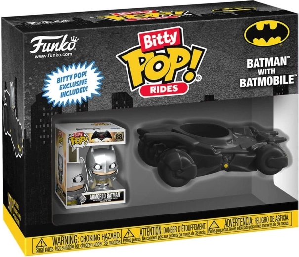 Funko Bitty Pop! Rides Batman cu Batmobilul - 1 bucată