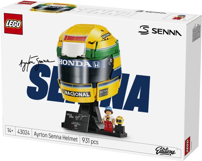 Minifigurina Ayrton Senna în pachet