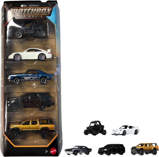 Mattel Matchbox The Movie Villain Pursuit set de 5 mașinuțe