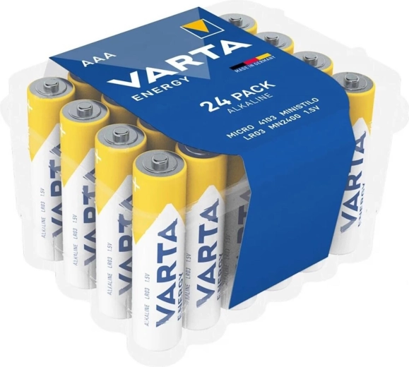 Baterii alcaline AAA Varta, tip micro, 24 buc.