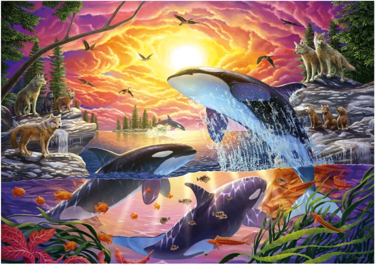 Puzzle Orcile și Lupii 4000 piese