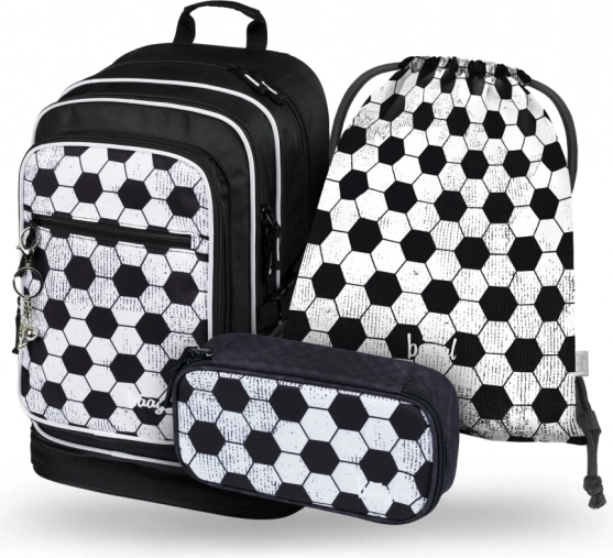 Set școlar rucsac, penar și săculeț Cubic Goal