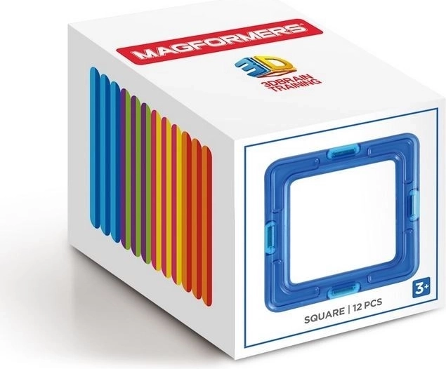 magformers single set – pătrate 12 buc
