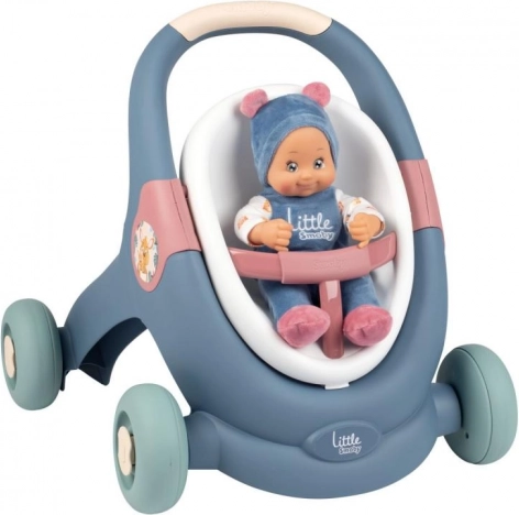 Premergător 3 în 1 cu păpușă Little Smoby