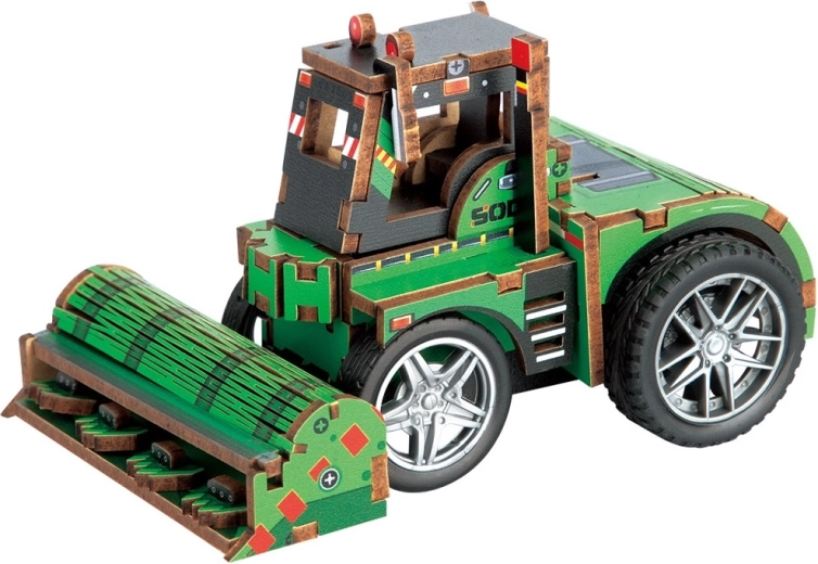 2Kids Toys puzzle 3D din lemn cultivator - 1 bucată