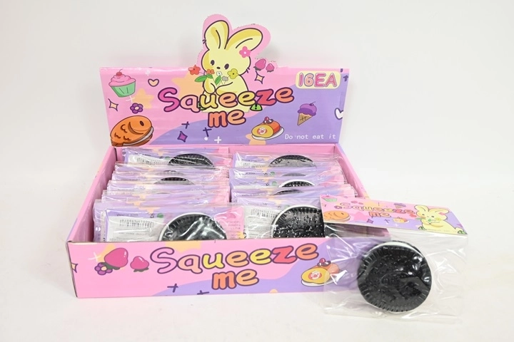 Biscuit antistres de strâns (squishy) Gniotek (display 16 buc.)