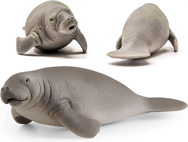 figurină schleich manat wild life