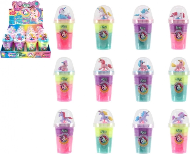 slimă Slimy cu unicorn – set de colecție