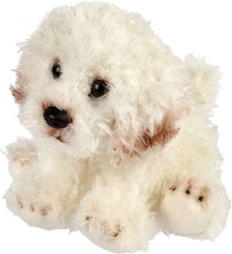 Câine de pluș bichon 13 cm