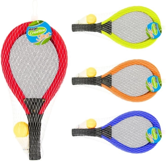 Set de plajă pentru copii cu rachete, mingiuță și fluturaș