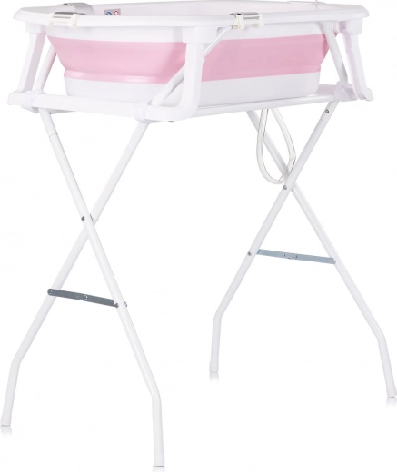 Cădiță pliabilă pentru copii cu suport și stativ Malibu Pink