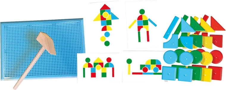 Forme geometrice colorate pentru mozaicuri și imagini