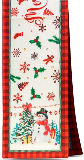 Carou decorativ roșu-negru