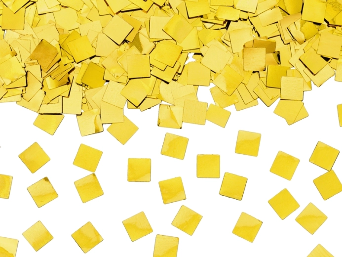 Confetti metalice aurii pentru un efect sclipitor