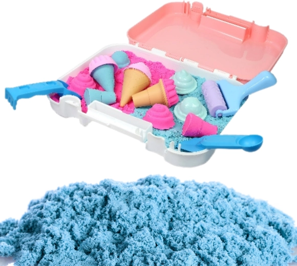 1 kg de nisip kinetic colorat