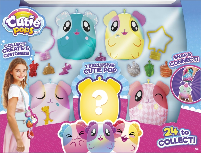 Cutie Pops set de brelocuri pentru rucsac cu surpriză (5 buc.) - mai multe tipuri