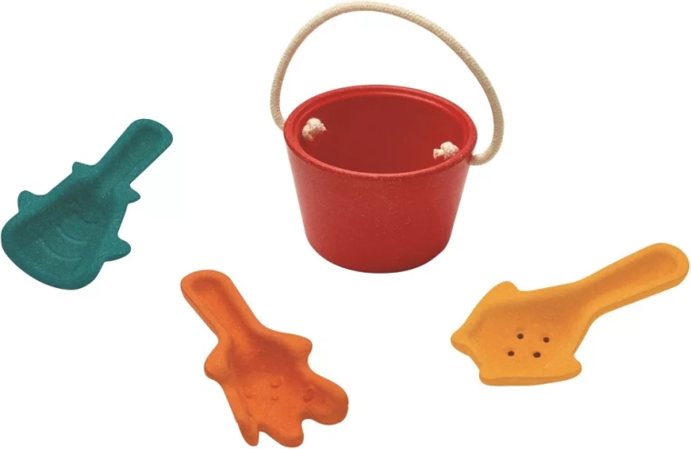 Set cu 4 piese pentru micii constructori