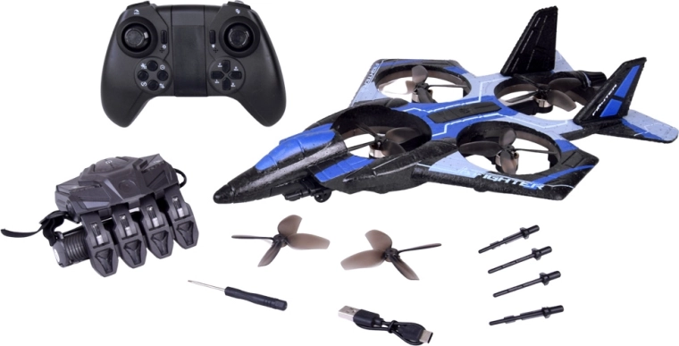 Control dublu: mănușă și telecomandă clasică