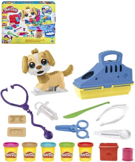 Play-Doh Micul veterinar set creativ cu cățeluș și plastilină