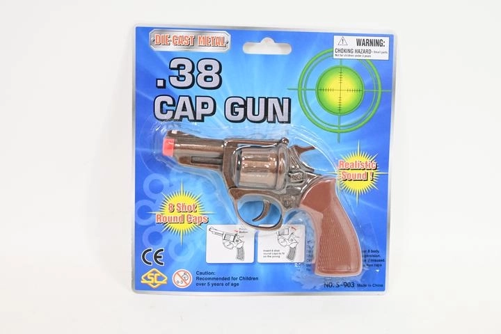 Pistol metalic cu capse – revolver clasic