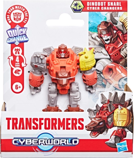 Hasbro Transformers Cyber Changers – dinobotul Snarl, transformare în 4 pași