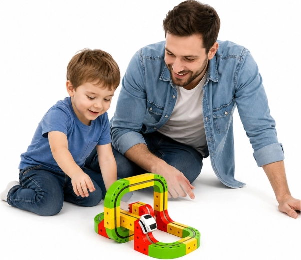 Piese colorate și construcție stabilă