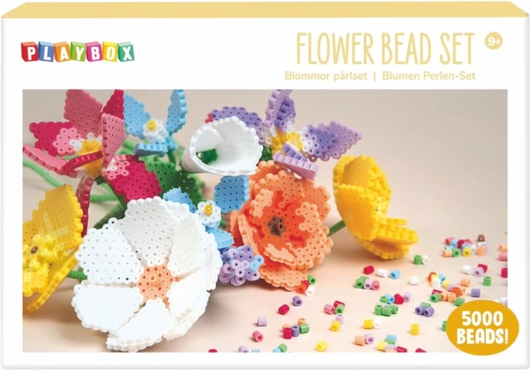 Playbox mărgele de călcat set Flori 5000 buc.