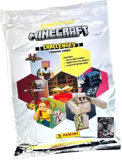 Cărți de colecție Minecraft seria 4 „Challenges” – pachet de start