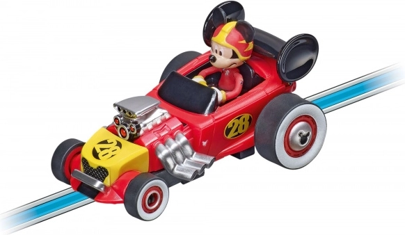 Mașină pentru piste Carrera First 1:50 mickey's hot doggin' hot rod