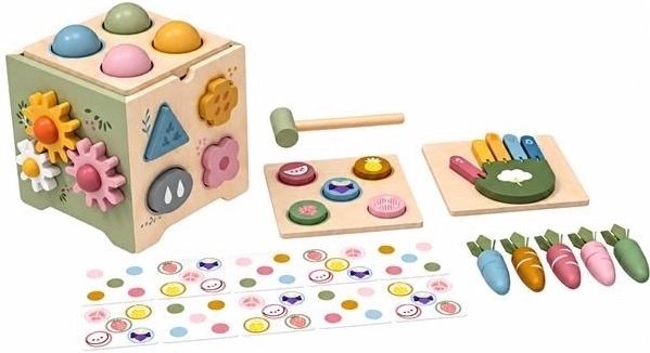 Centru de activități Montessori din lemn Baby Mix