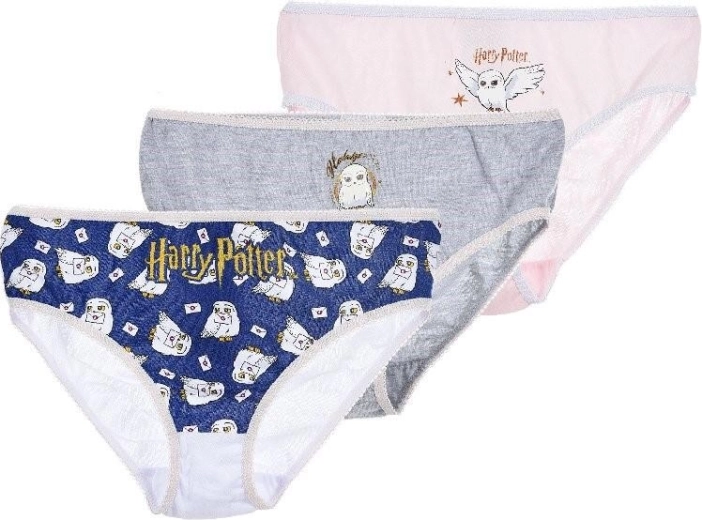 Set de 3 buc. de chiloți din bumbac Harry Potter