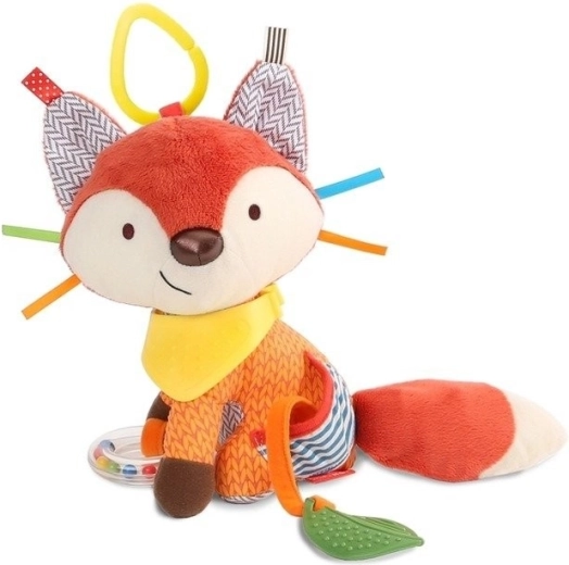 Skip Hop jucărie de activități pe inel tip C Bandana Buddies – vulpiță