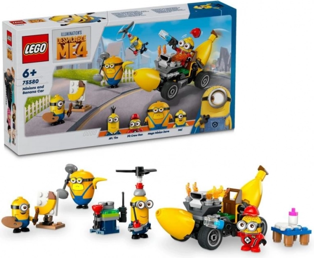 Mașinuța de banane Minions - LEGO