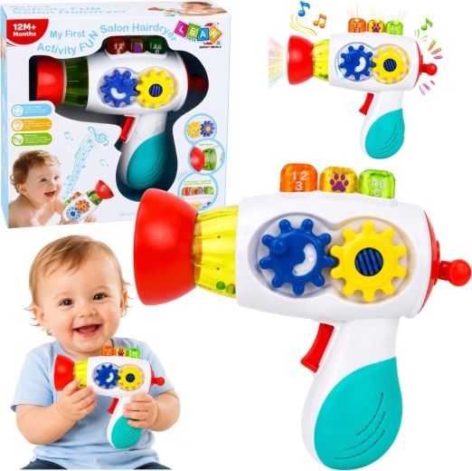 Uscător de păr interactiv pentru copii cu lumini și sunete My First Activity Fun