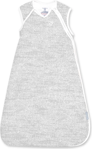 Ingenuity SwaddleMe sac de dormit TOG 2,5 din bumbac, heather grey, 3m+